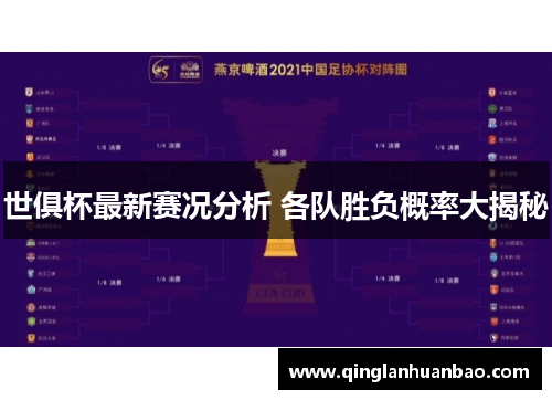 世俱杯最新赛况分析 各队胜负概率大揭秘 世俱杯最新赛况分析 各队胜负概率大揭秘